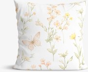 Goldea díszpárnahuzat - pillangós kert 40 x 40 cm