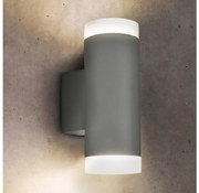 Brilagi - Kültéri fali lámpa MATERA 2xGU10/30W/230V szürke IP54