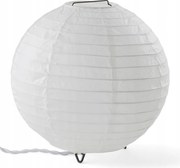 Jotex Wollaston asztali lámpa papírból, fehér, E14, 35 cm