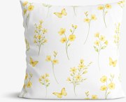 Goldea díszpárnahuzat - sárga rét 40 x 40 cm