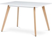 Étkezőasztal 120×80 cm, MDF, Fehér. DT-313 WT