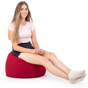 Bordó Babzsák Puff