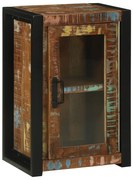 Fürdőszoba Fali Szekrény Többszínű 40x30x60 cm Tömör Fa Újrahasznosított