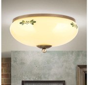 Orion DL 7-673 - Mennyezeti lámpa LANDHAUS 2xE27/60W/230V átm. 28 cm bronz/bézs