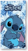 Disney Lilo és Stitch, A csillagkutya Little Blue fürdőlepedő, strand törölköző 70x140cm (Fast Dry)