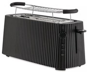 Plisse kenyérpirító hosszú, fehér - Alessi szín: fekete