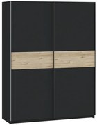 Berno 150 cm. Gardróbszekrény Antracit/Tölgy Színben