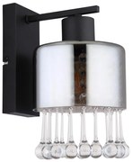 Globo 15884W - Fali lámpa HENDRY 1xE27/60W/230V fekete