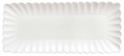 Fehér porcelán asztali kínáló tál 36x16 cm hullámos Easy Life Lifestyle