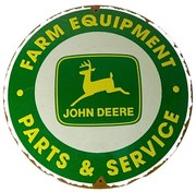 Fém tábla John Deere