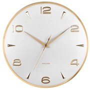 Karlsson 6017WH design falióra fehér, átmérő 40 cm