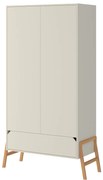 Gyerekszobai gardróbszekrény LOTTA LATTE, bézs