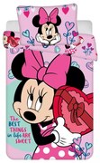 Disney Minnie Sweets gyerek, ovis ágyneműhuzat 100×135 cm, 40×60 cm