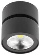 Lámpa Mennyezeti BIANCO 15W 1500lm, AC220-240V, 50/60 Hz, PF>0,5, Ra≥80, IP20, IK06, 36°, 4000K, kör, fekete