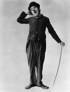 Fotográfia British actor and director Charlie Chaplin in The Tramp, Hulton Archive