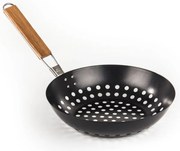 G21 grillező eszköz - grillserpenyő kerek tapadásmentes felülettel