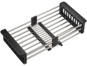 Mexen teleszkópos konyhai edényszárító állítható szélességgel, fekete - 660730-70