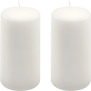 Oszlopgyerta készlet 2 db magasság 15 cm Ø 7,5 cm fehér