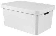 Infinity fehér tárolódoboz fedéllel, 45 l - Curver