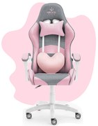 Hells Hell's Chair Rainbow KIDS játékszék rózsaszínes szürke anyagból