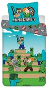 Egyszemélyes pamut gyerek ágyneműhuzat 140x200 cm Minecraft "We got this" – Jerry Fabrics