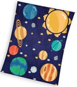 Űr Kosmos coral fleece polár takaró 130x160cm