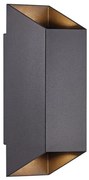 Nordlux - Kültéri fali lámpa NICO 2xGU10/35W/230V IP54 fekete