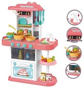 ProCart® Multifunkcionális konyha gyerekeknek, főzőhanghatások, lámpák, mosogató, 72x51,5x23,5 cm