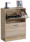 Cipőtartó (cipősszekrény), MDF, barna, ABO-G1014 OAK
