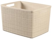 Curver Tároló kosár JUTE XL, bézs