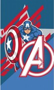 Bosszúállók Captain America kéztörlő, arctörlő, törölköző 30x50 cm