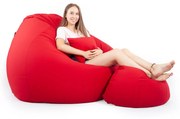 Piros ALL IN Grandiózus Babzsákfotel Garnitúra