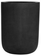 Pottery Pots Kockaültető, fekete színű, többféle méretben - PotteryPots méret: XL - 60 cm, ⌀ 45 cm