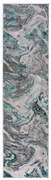 Szürke-türkiz futószőnyeg 80x300 cm Marbled – Flair Rugs