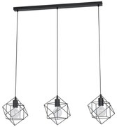 Eglo 43361 - Csillár zsinóron STRAITON 3xE27/60W/230V