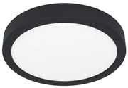 Eglo Eglo 900653 - LED Fürdőszobai mennyezeti lámpa FUEVA LED/17W/230V fekete IP44 EG900653