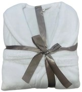 King;Queen mikroszálas fürdőköpeny fehér TiaHome - XL