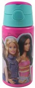 Barbie Love alumínium szívószálas kulacs akasztóval 500 ml