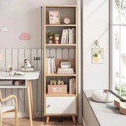 Könyvespolc 4 polcos 180x30x50cm fehér FUR1830-3