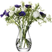 LSA International LSA Flower Poster üvegváza, 17,5 cm, ättetsző, kézzel készített