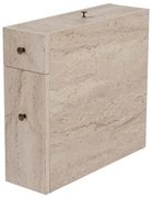 Fürdőszobaszekrény MELODY, bézs márványhatású dekor