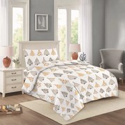 Karácsonyi meglepetés pamut ágyneműhuzat - 1x Párna 90x70cm, 1x Paplan 140x200cm