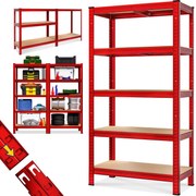 monzana® Polc 180x90x40 cm - piros