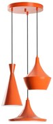 TOM kábeles csillár 3xE27/40W/230V narancssárga