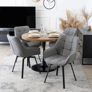 Forgó Étkezőszék Szürke Színben. LUNA 2