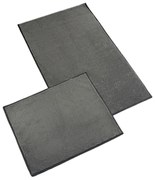 Bellatex Fürdőszoba szőnyeg szett, kivágás nélkül BANYGOLD sötét szürke, 60 x 100, 60 x 50 cm