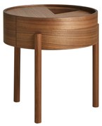 Kisasztal "Arc", 2 változat - Woud Variáns: diófa