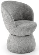 K-581 forgatható étkezőszék szürke