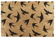 Kókuszrost lábtörlő 40x60 cm Swallows – Artsy Doormats