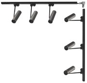 Zuma Line 3569 - LISA sínrendszeres spotlámpa 6xGU10/35W/230V fekete